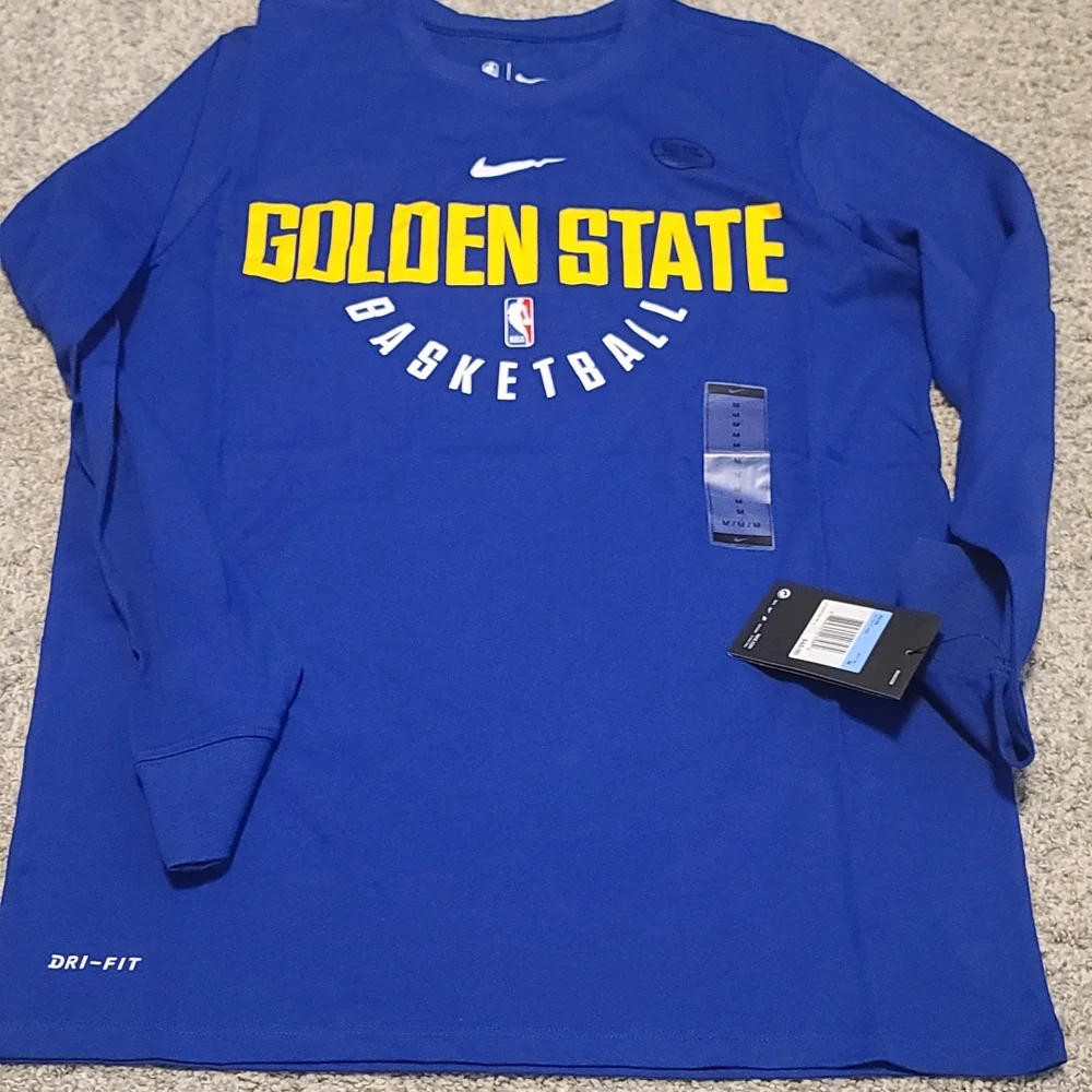 COPY - Nike Dryfit Golden State Warriors long sleeve shirt *last One* - Picture 1 of 4